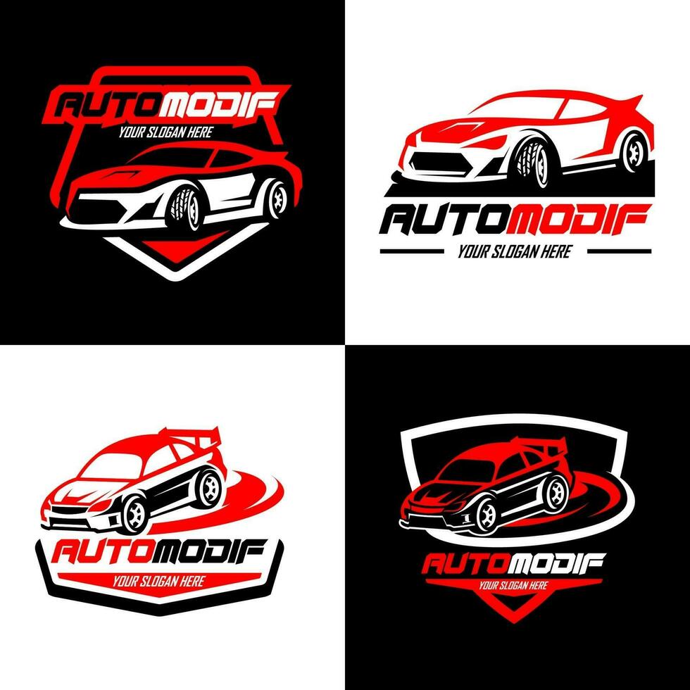 compilación del logo del coche vector