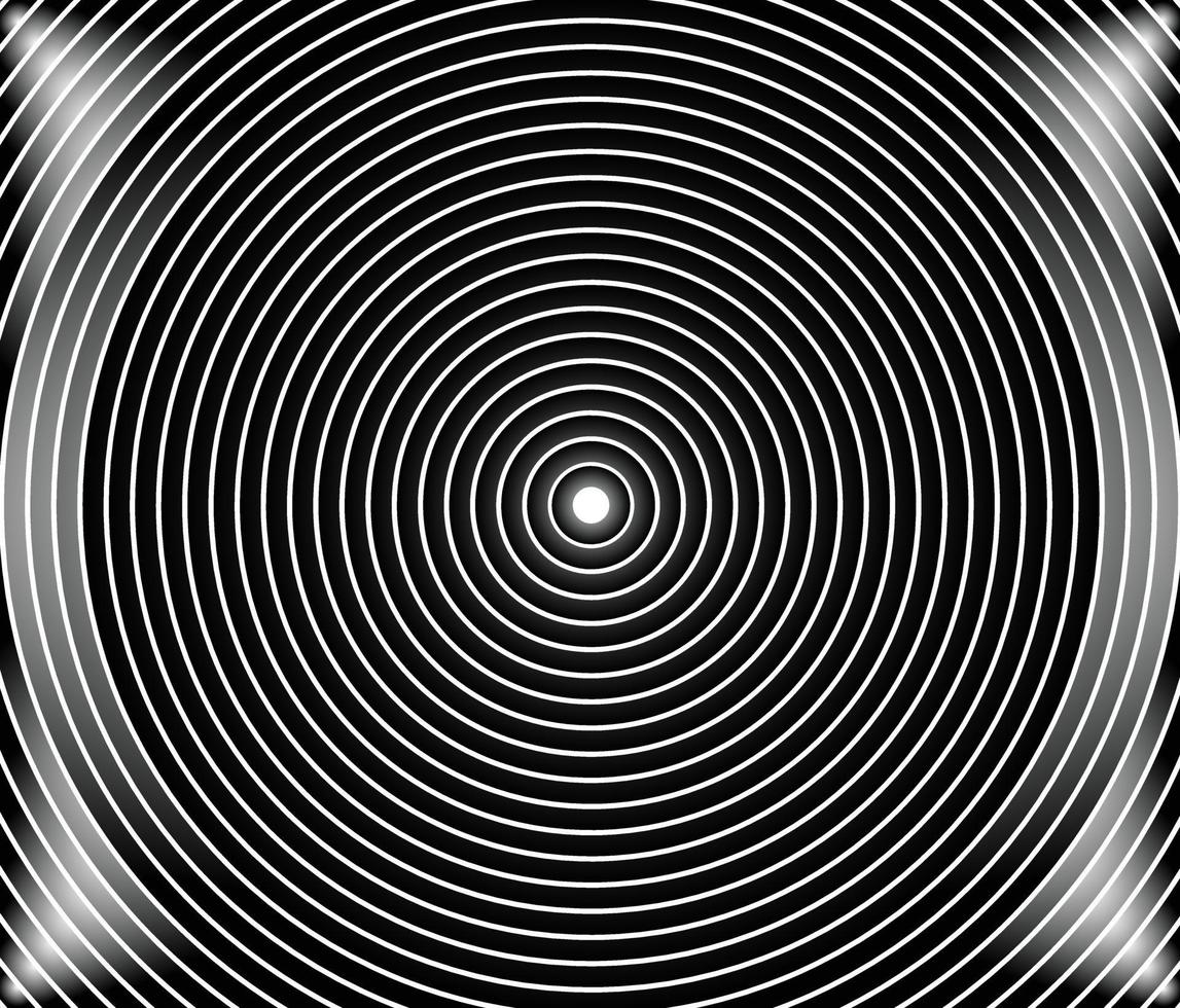Concentric circle elements. Element for graphic vector