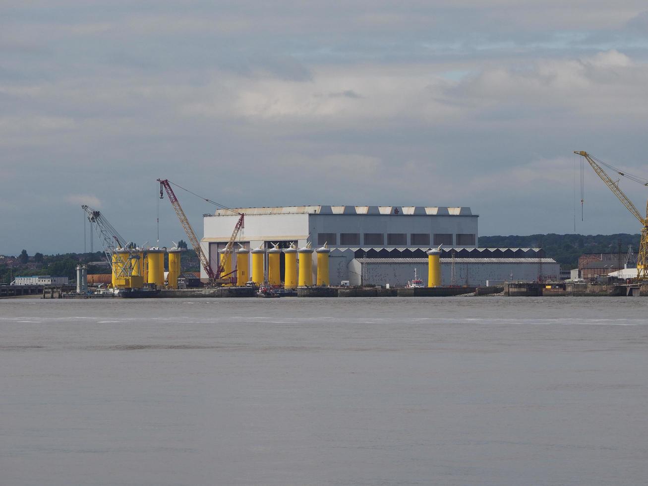 View of Birkenhead in Liverpool photo