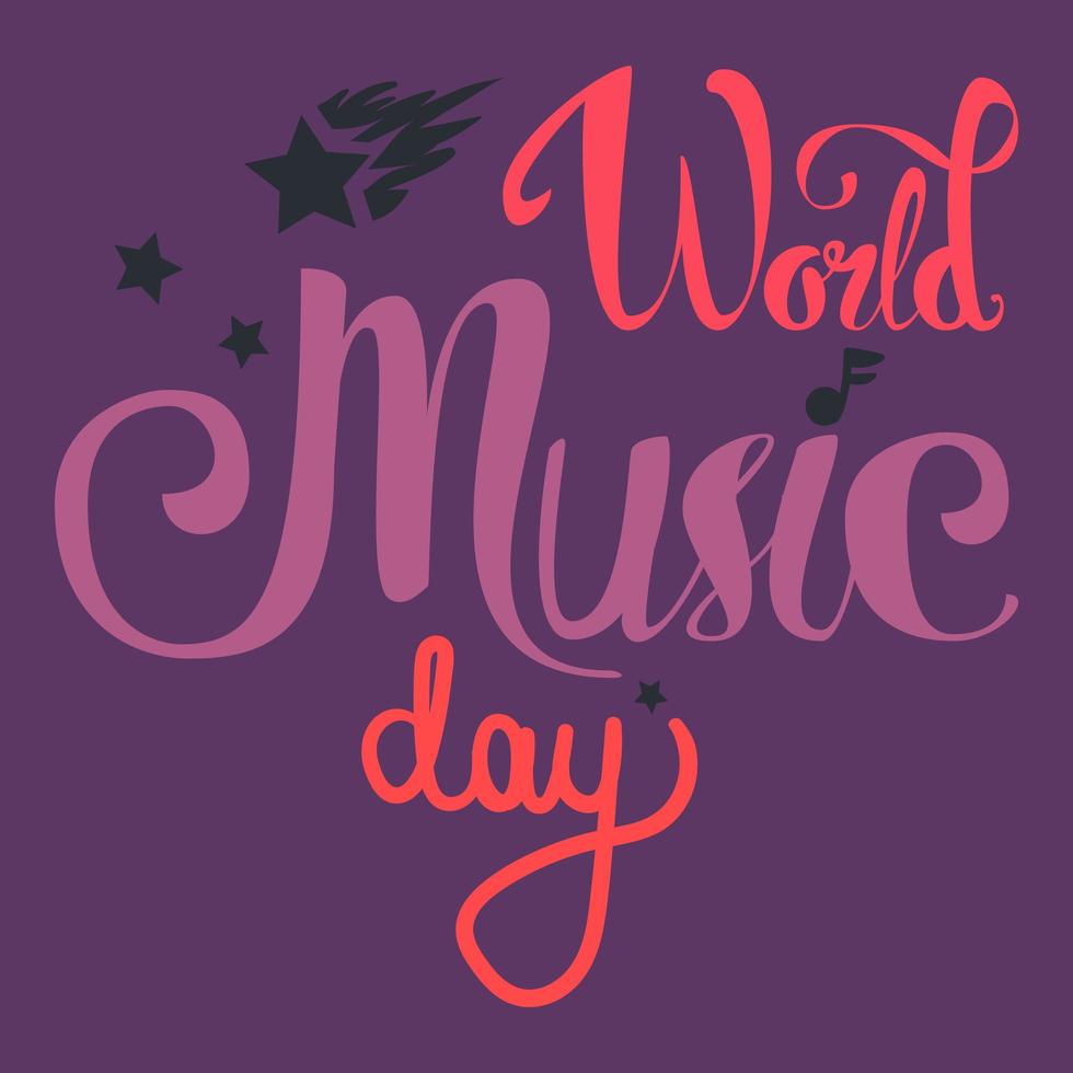 World Music Day vector