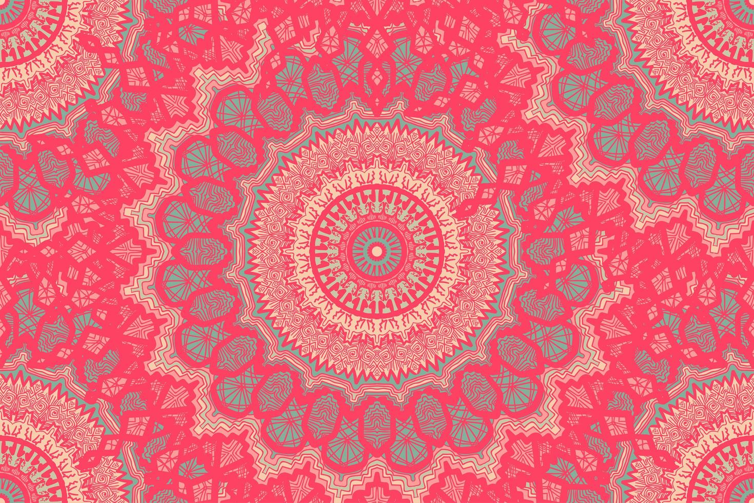 Mandala Seamless Pattern vector