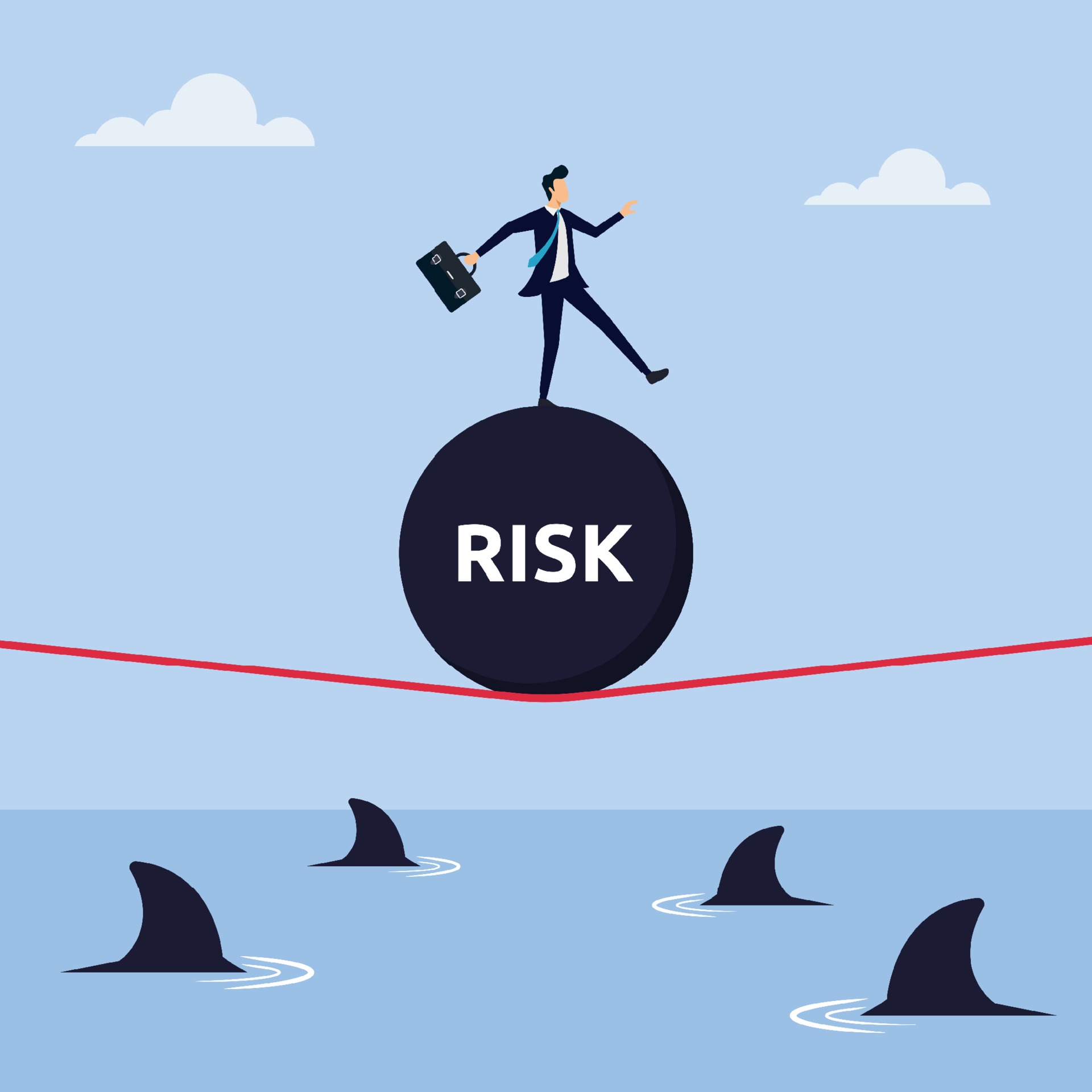 Risk taker concept for success vector illustration 3407560 Vector Art