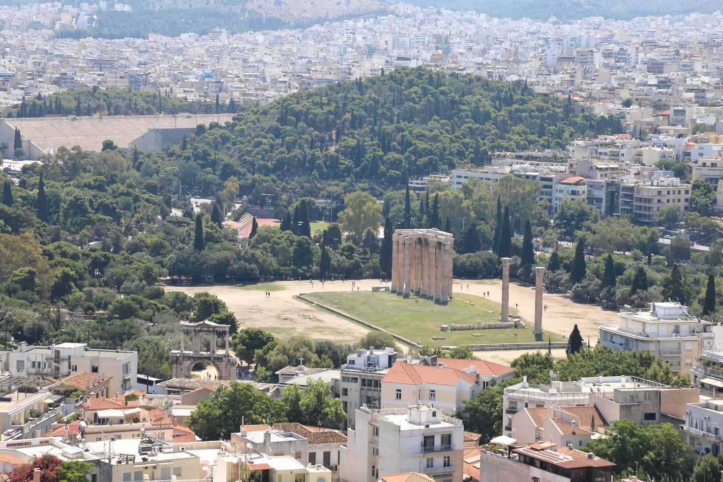 Templo de Zeus Olímpico, Atenas, Grecia foto