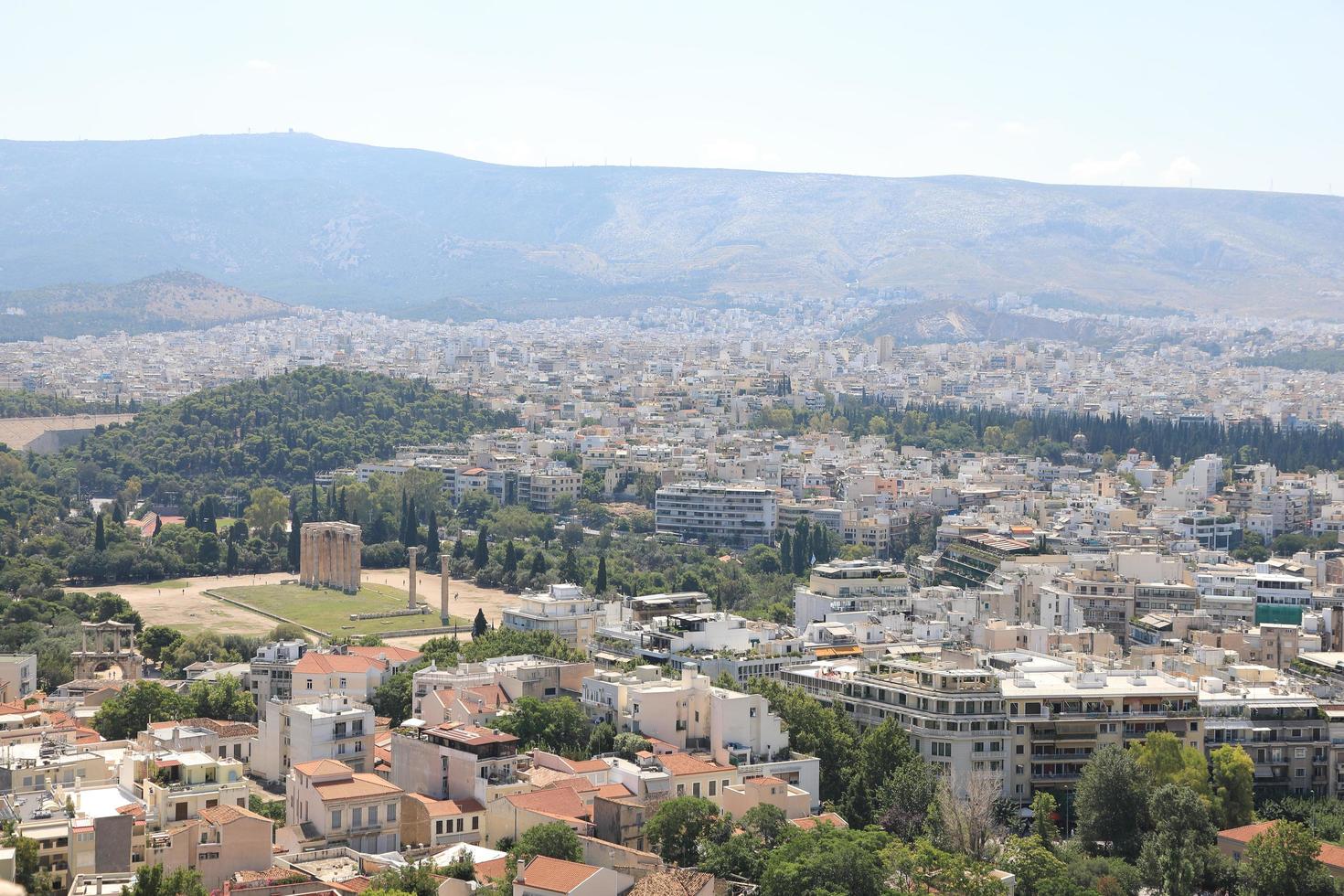 Templo de Zeus Olímpico, Atenas, Grecia foto