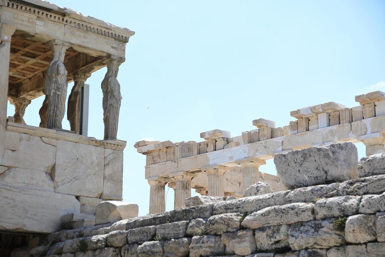 Parthenon Temple on the Acropolis of Athens, Greece photo