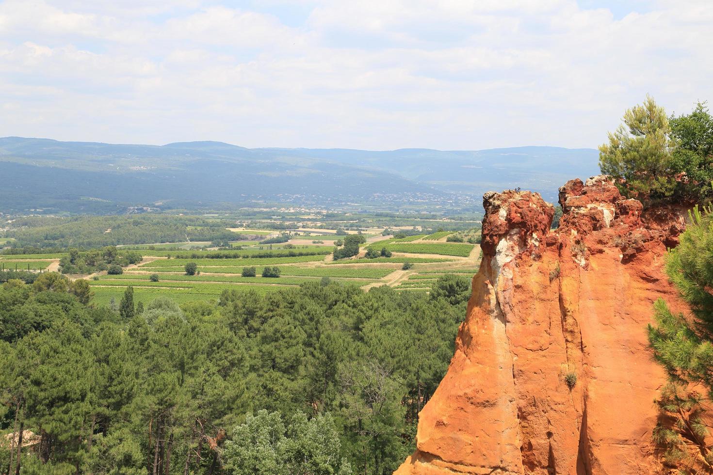 campiña del sur de francia europa foto