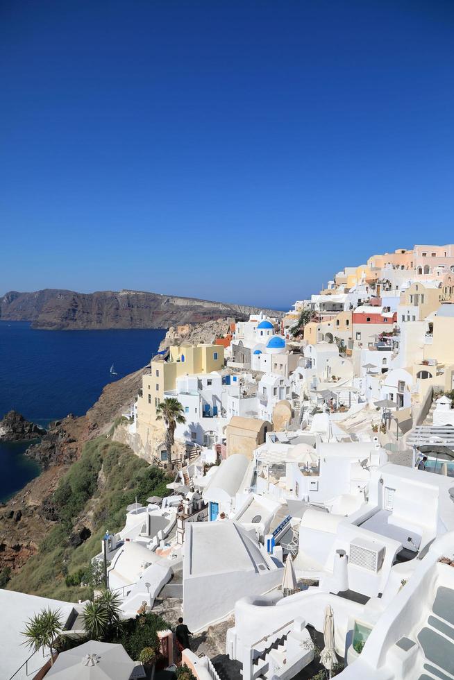 Oia Town on Santorini Island, Greece photo