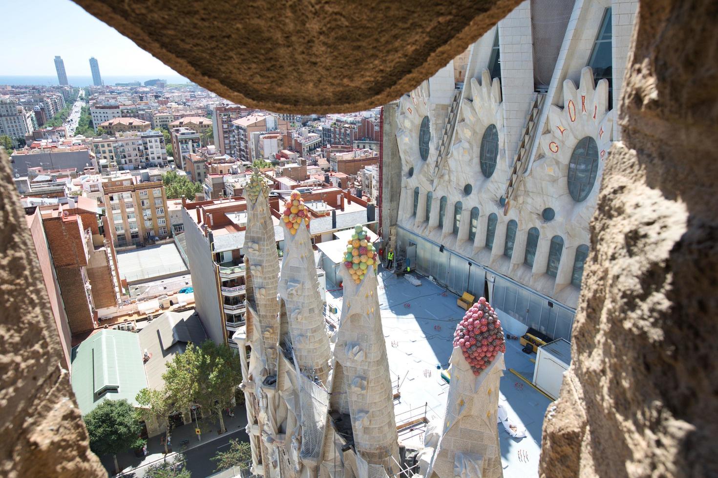 sagrada familia, diseñado por antoni gaudi, barcelona españa foto