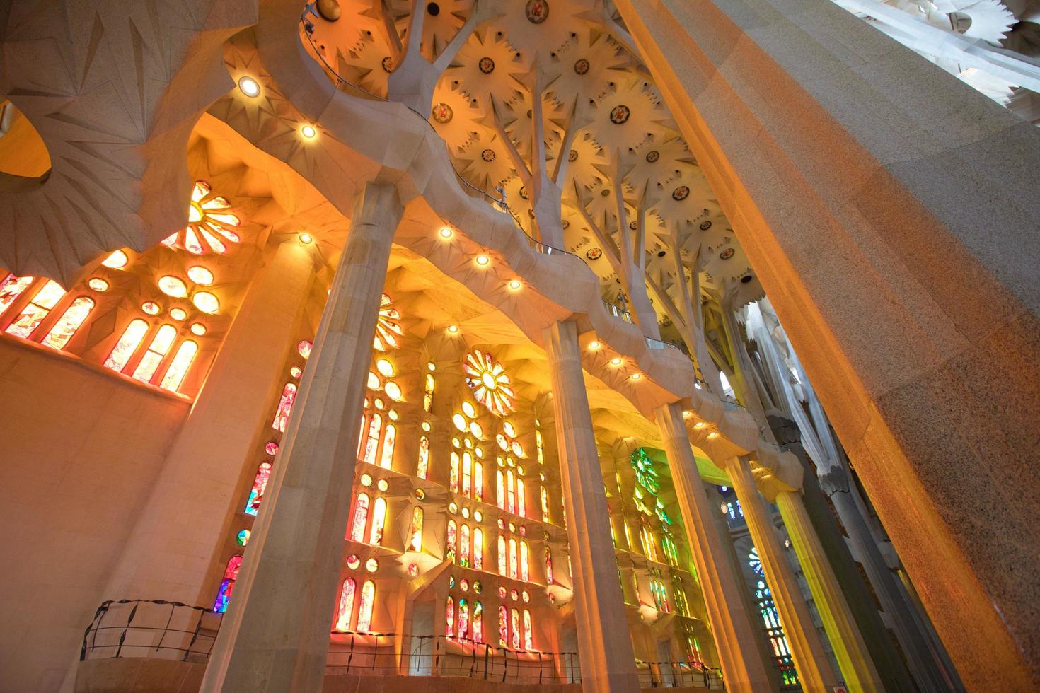 Inside the Sagrada Familia, Spain photo