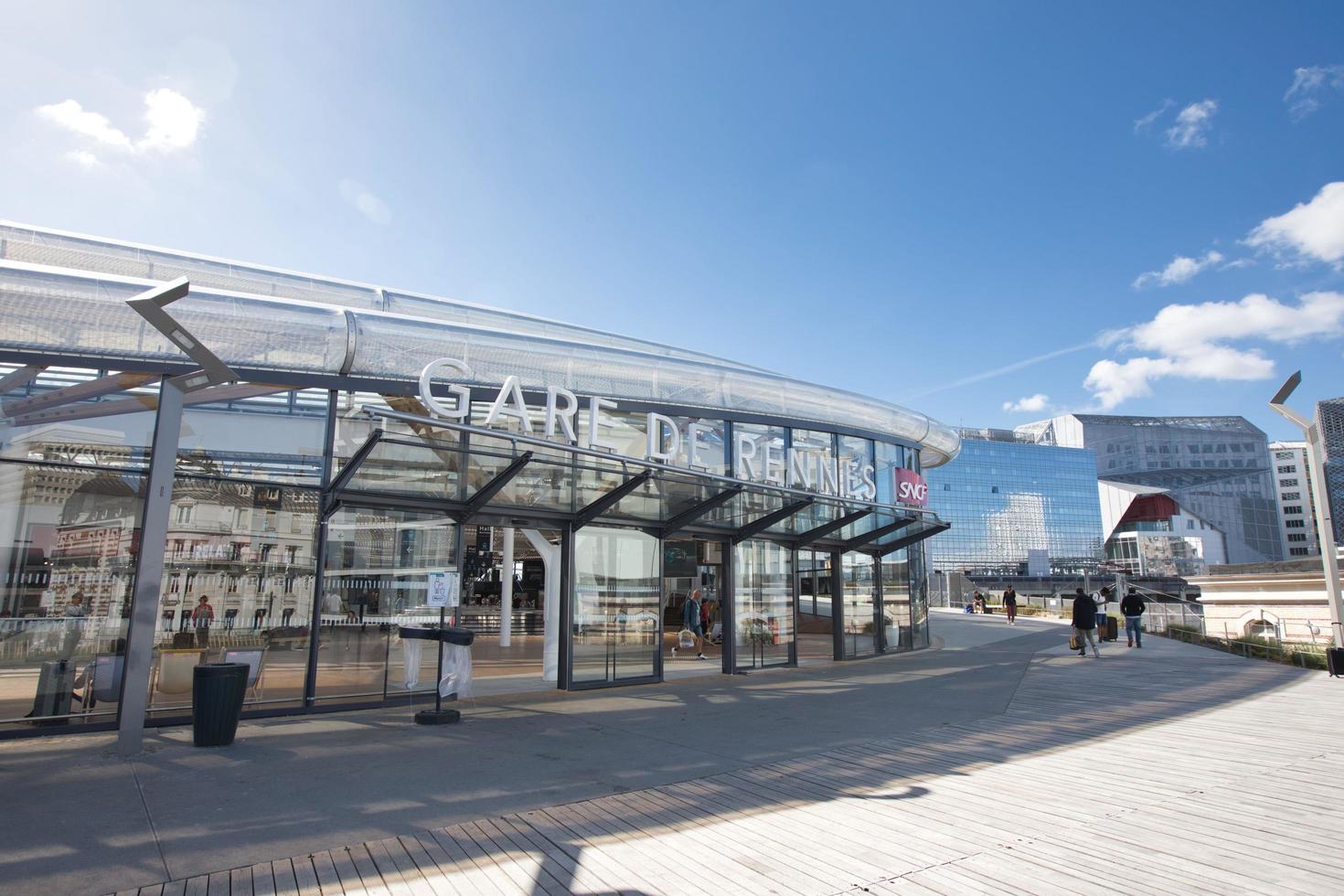 La estación de tren de Rennes Rennes Francia foto