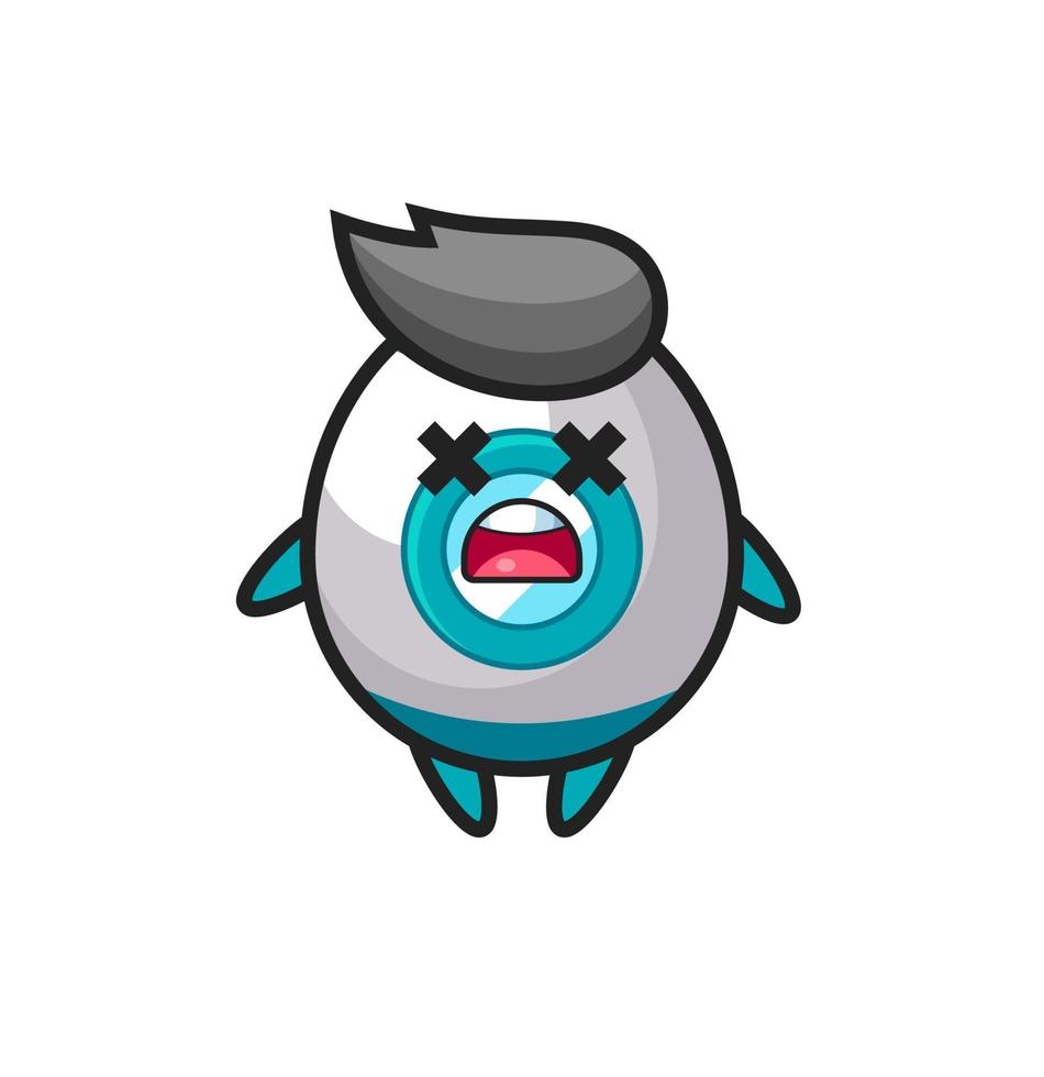 the dead rocket mascot character vector