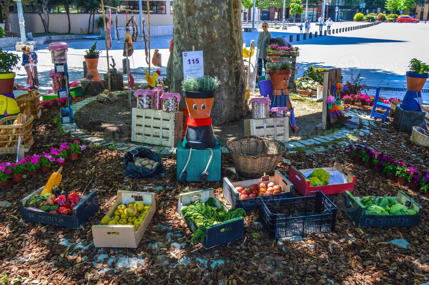 festival de las flores en girona temps de flors, españa. 2018 foto