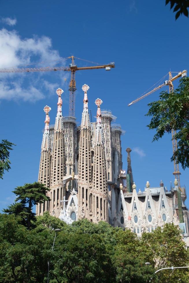 sagrada familia, diseñado por antoni gaudi, barcelona españa foto