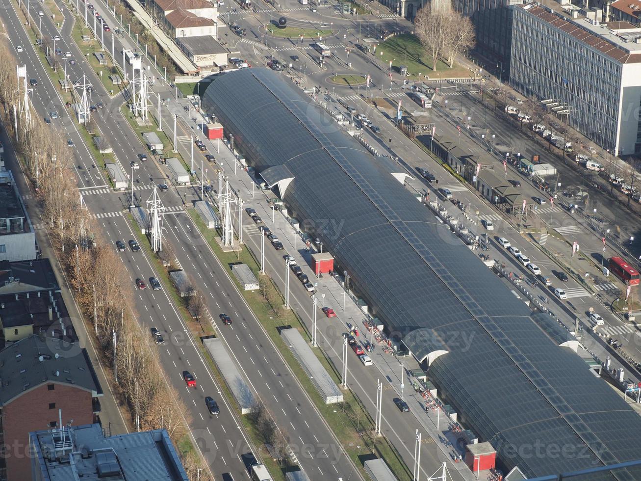 vista aerea de turin foto