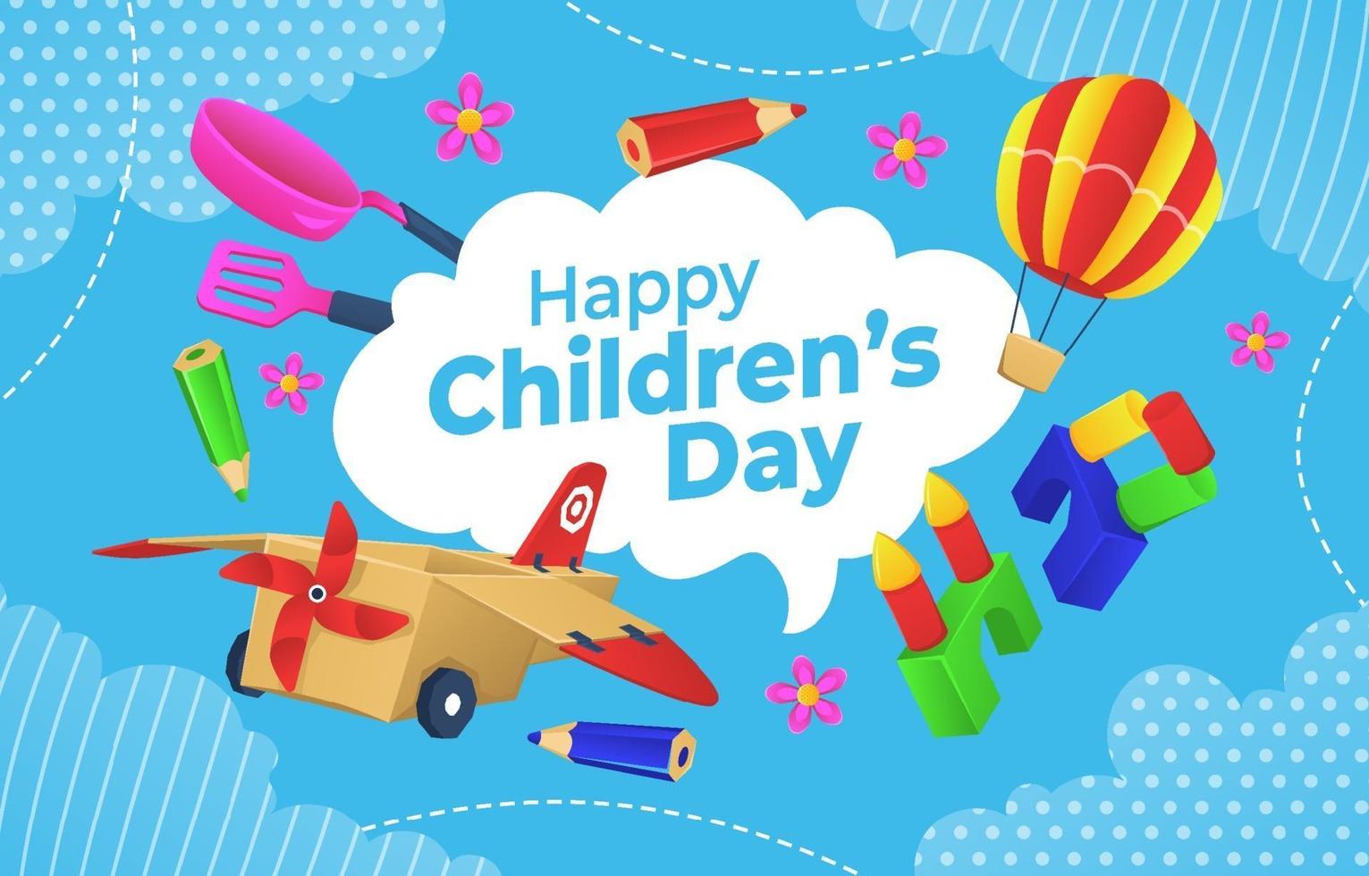 Happy Children's Day Background vector