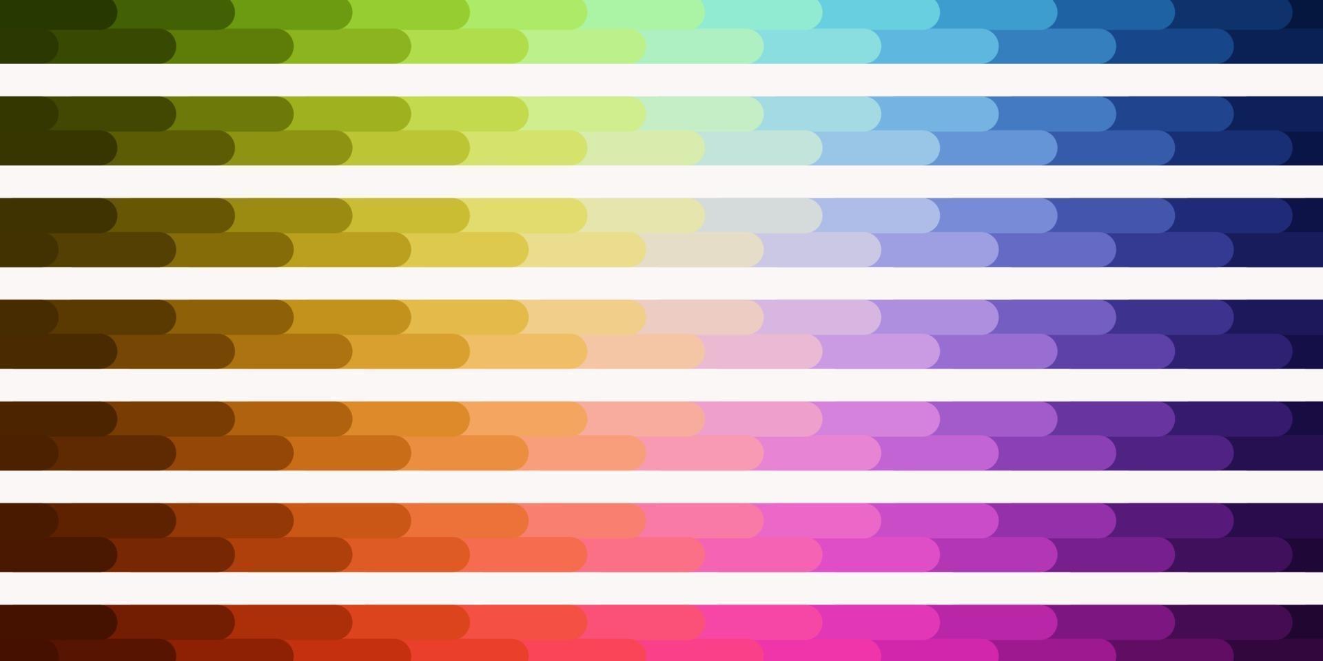 Light Multicolor vector background with lines.