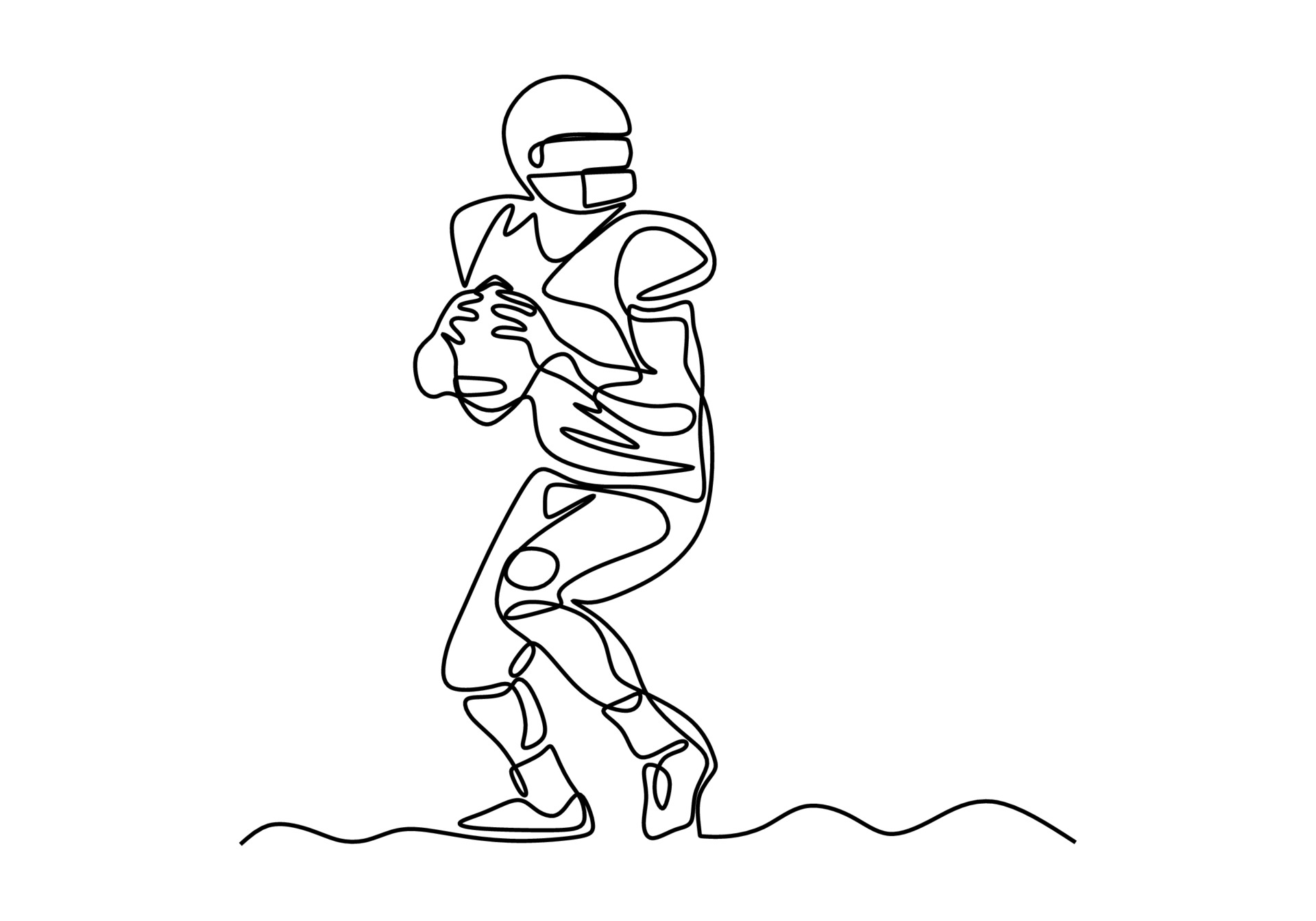 one line american soccer or football game. 3410138 Vector Art at Vecteezy one line american soccer or football game. 3410138 Vector Art at Vecteezy