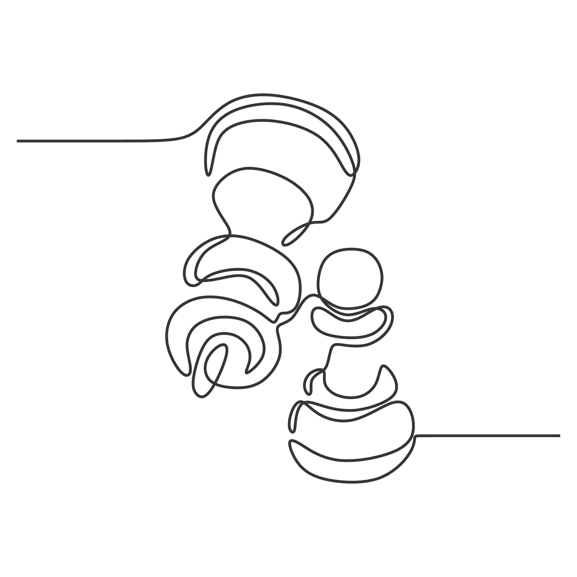 Continuous One Line Drawing Of Chess Pieces Minimalist Design