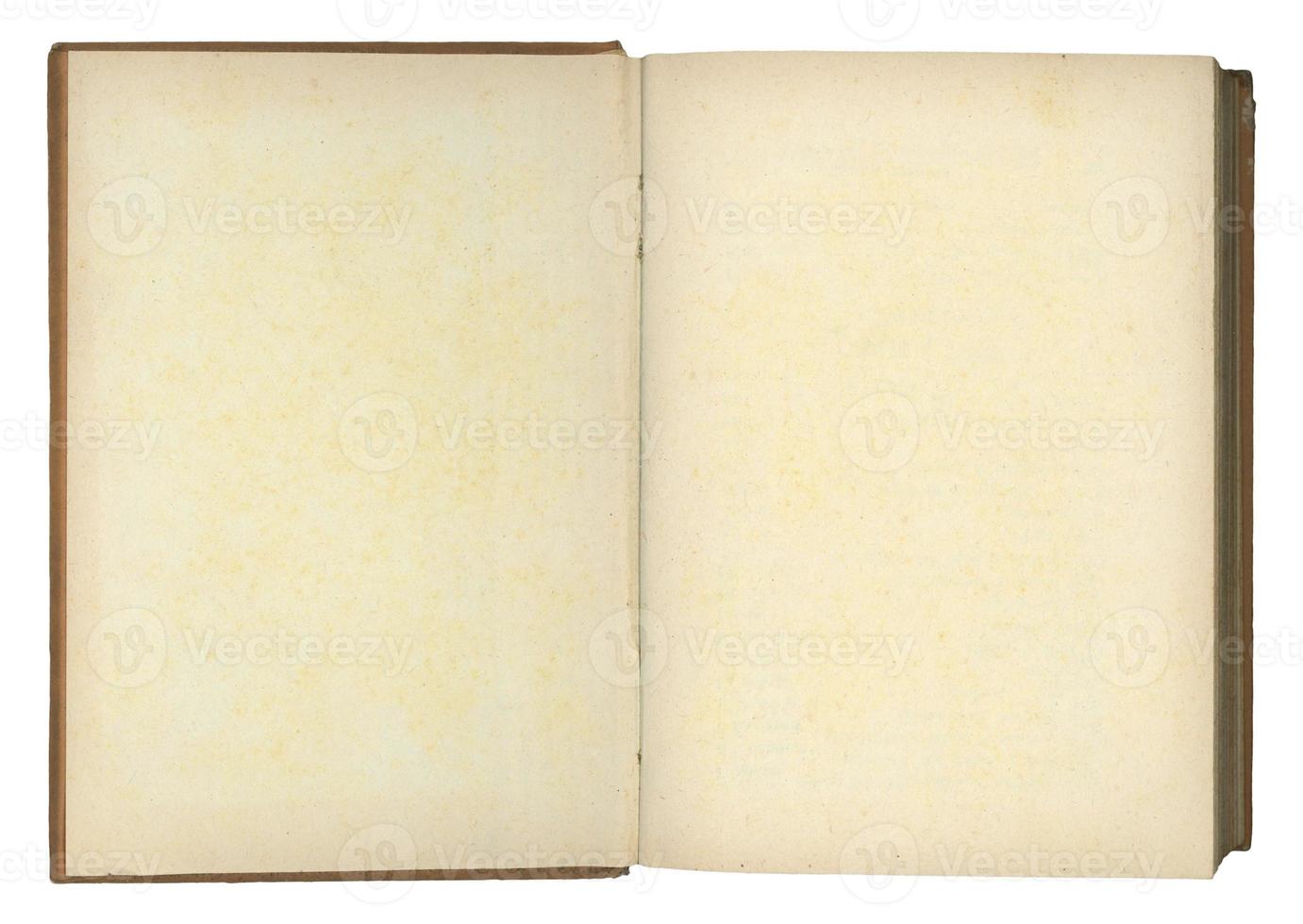 páginas de libros en blanco aisladas sobre blanco foto