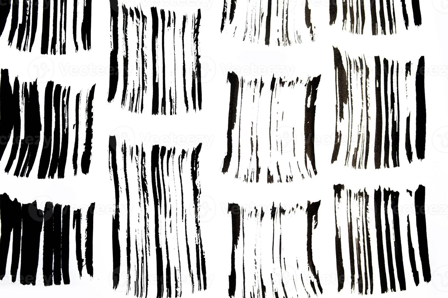 Black abstract brush strokes pattern photo