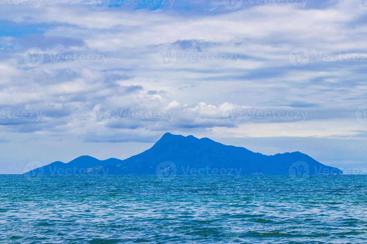 Big tropical island Ilha Grande Praia de Palmas beach Brazil. photo