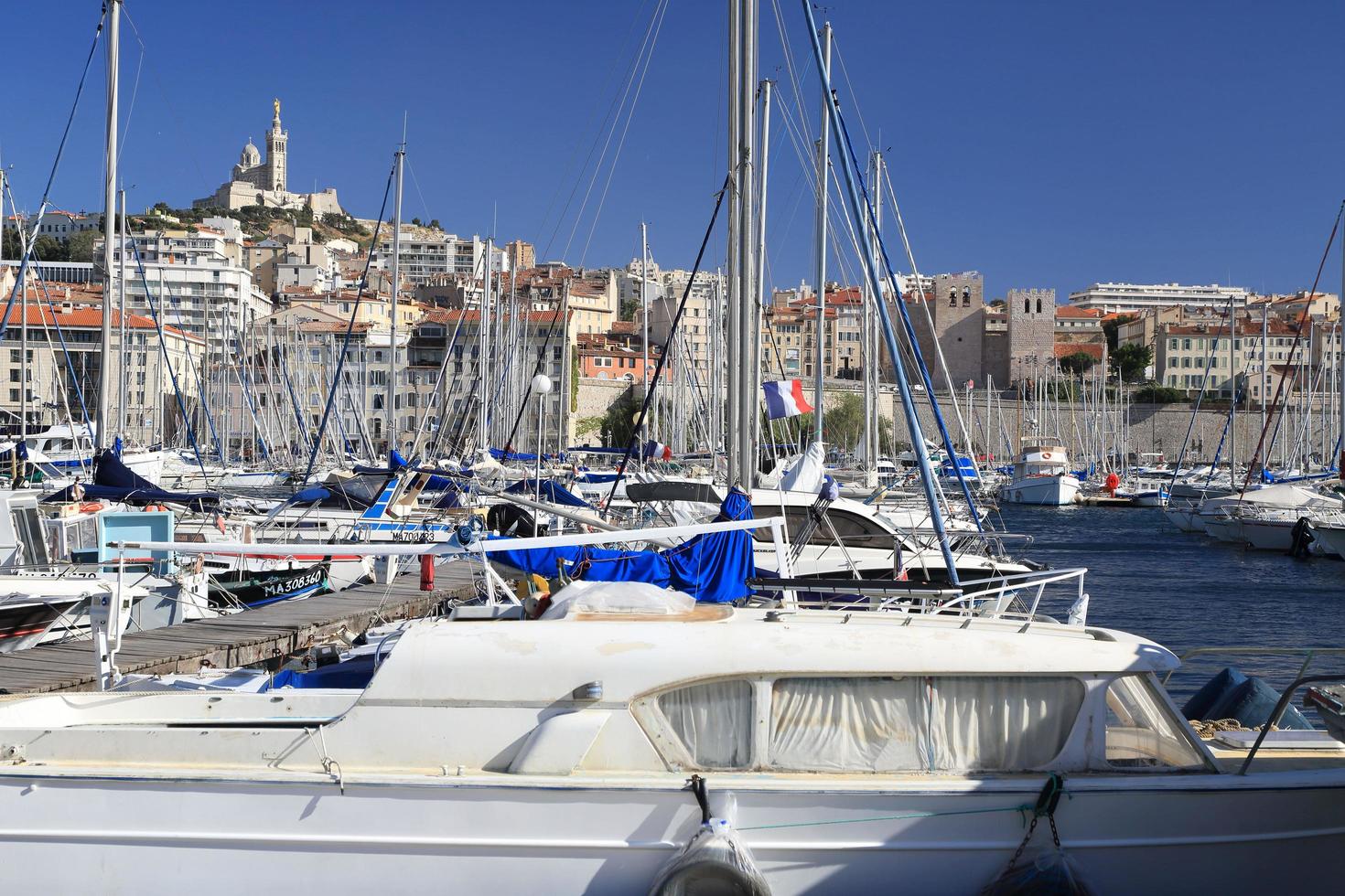 Puerto de Marsella Provenza en el sur de Francia foto