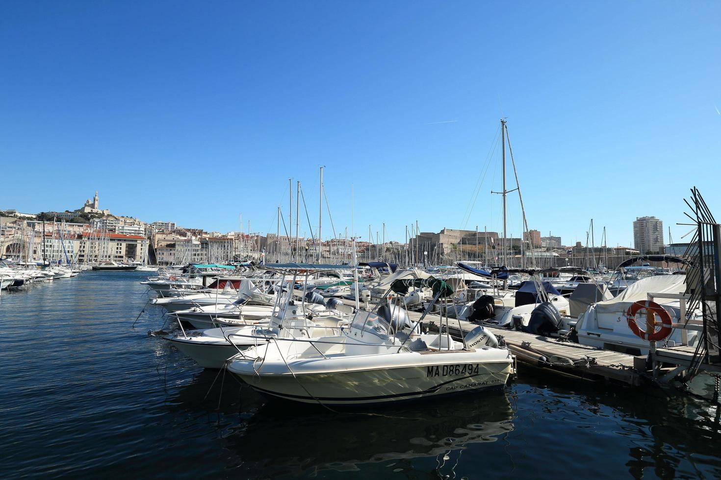 Puerto de Marsella Provenza en el sur de Francia foto