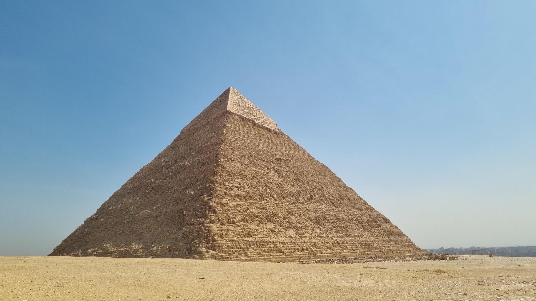 la pirámide del faraón khafre foto