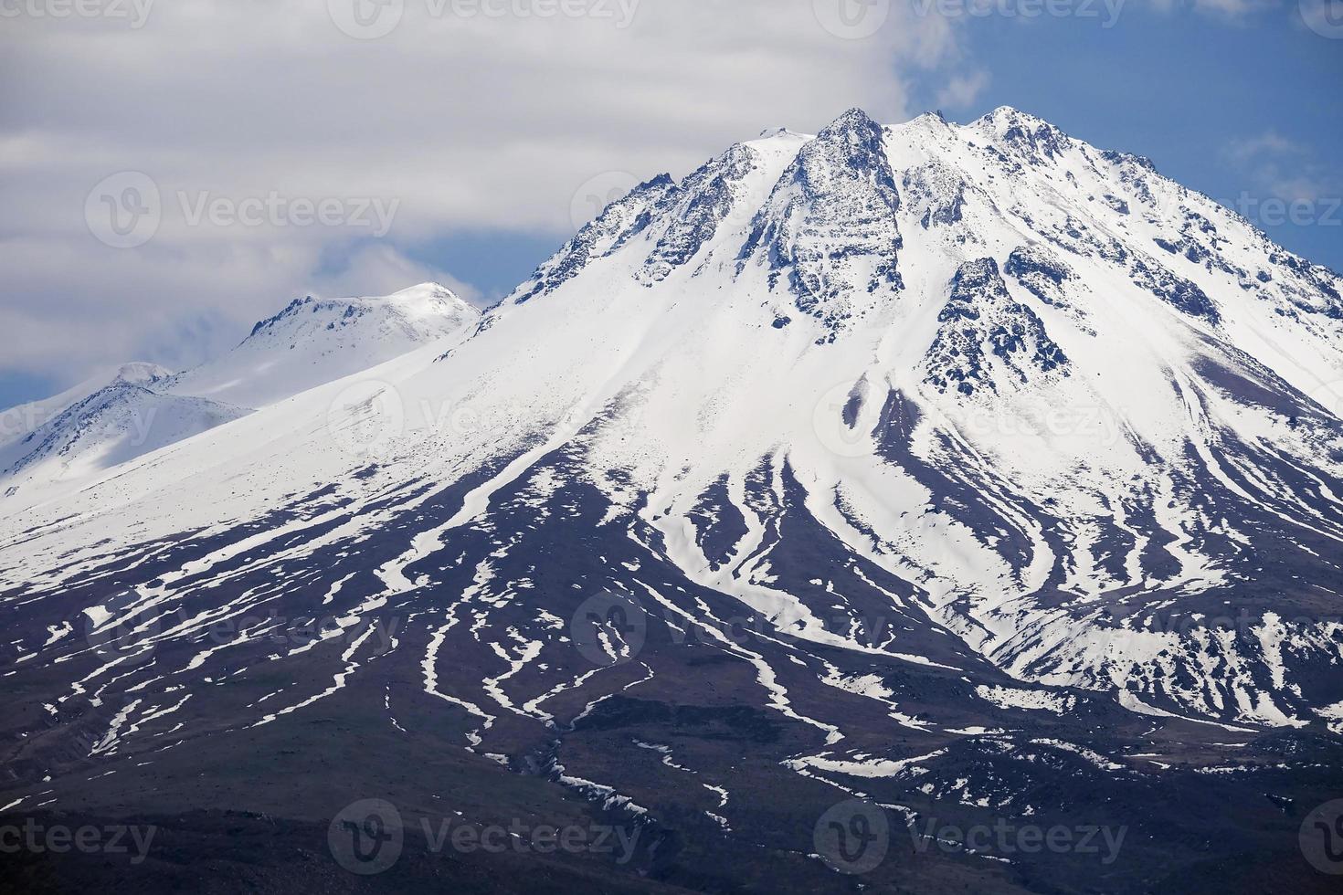 Snowy Peak of The Mountain Hasan at Turkey photo