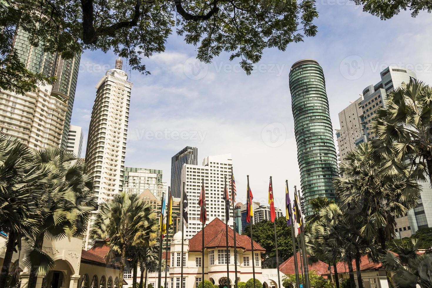 Amazing and huge skyscrapers and buildings in Kuala Lumpur, Malaysia. photo