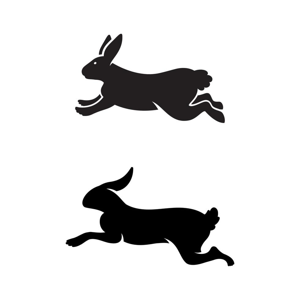 Rabbit  icon template vector illustration