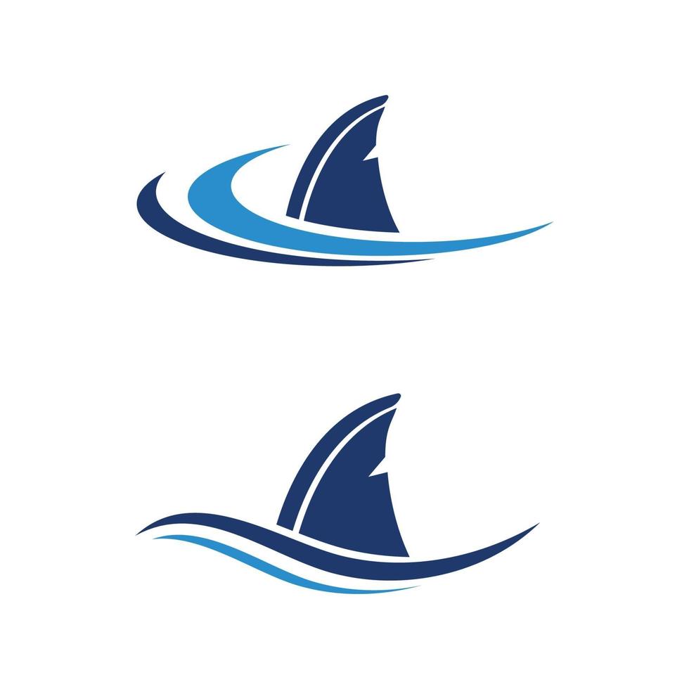Shark illustration icon designTemplate vector
