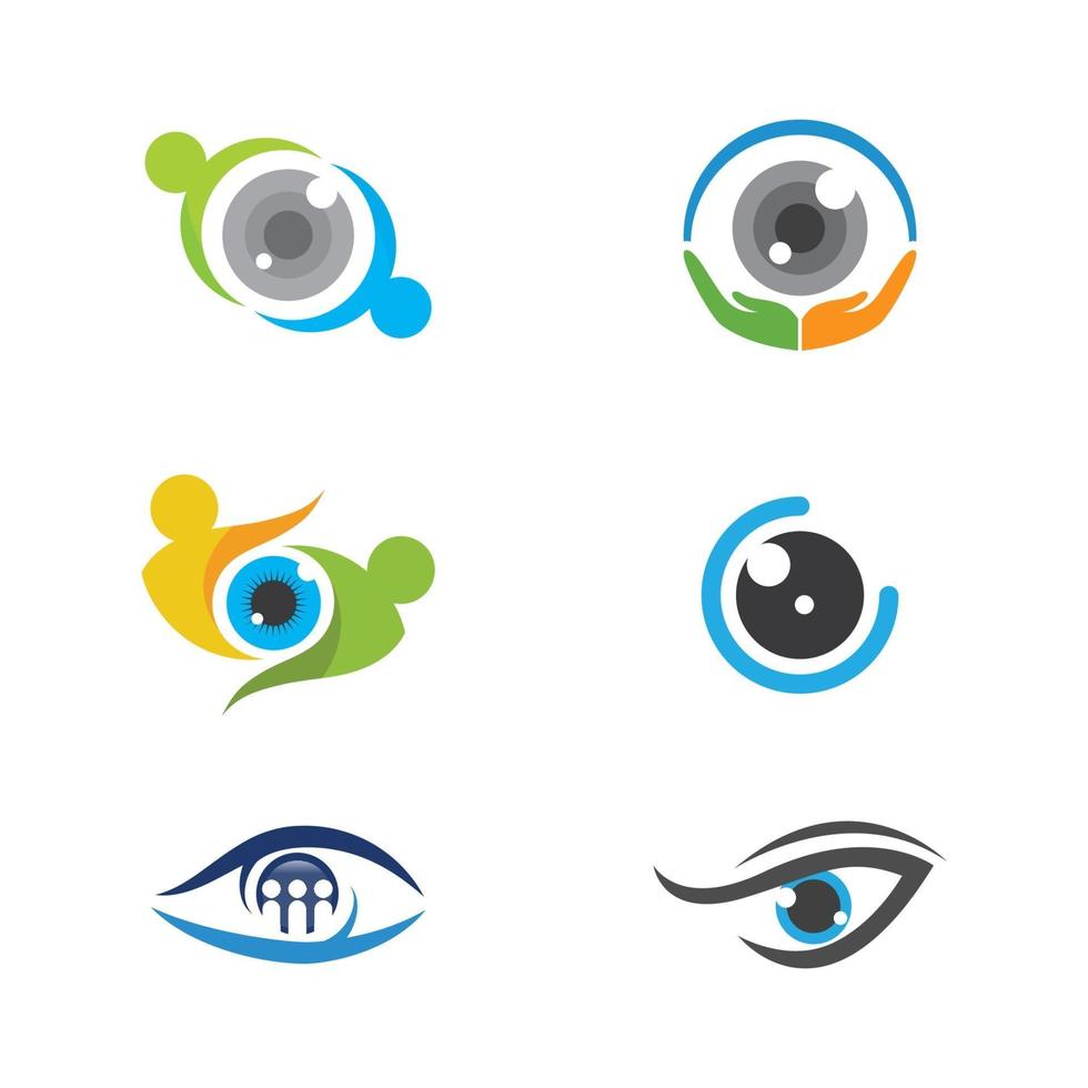 Branding Identity Corporate Eye Care vector