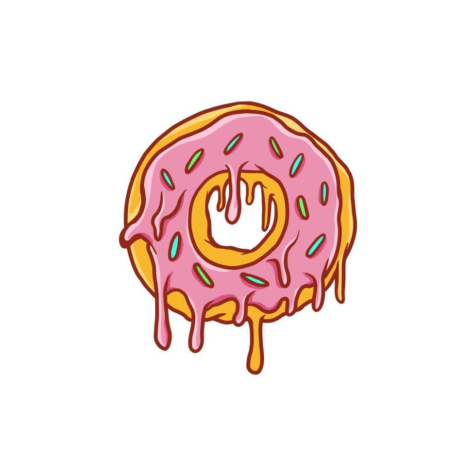 Donut vector illustration