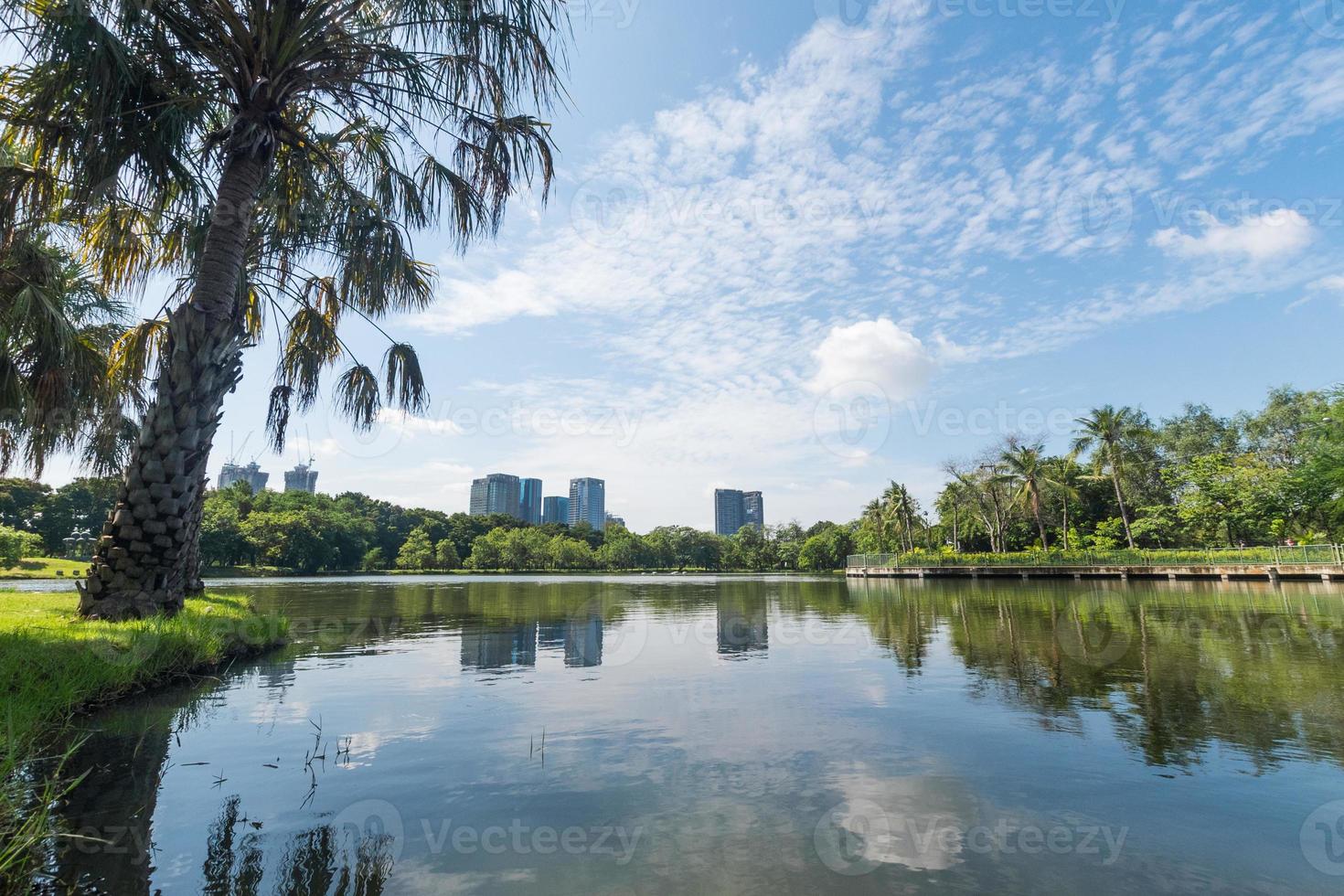 parque público en bangkok, tailandia foto