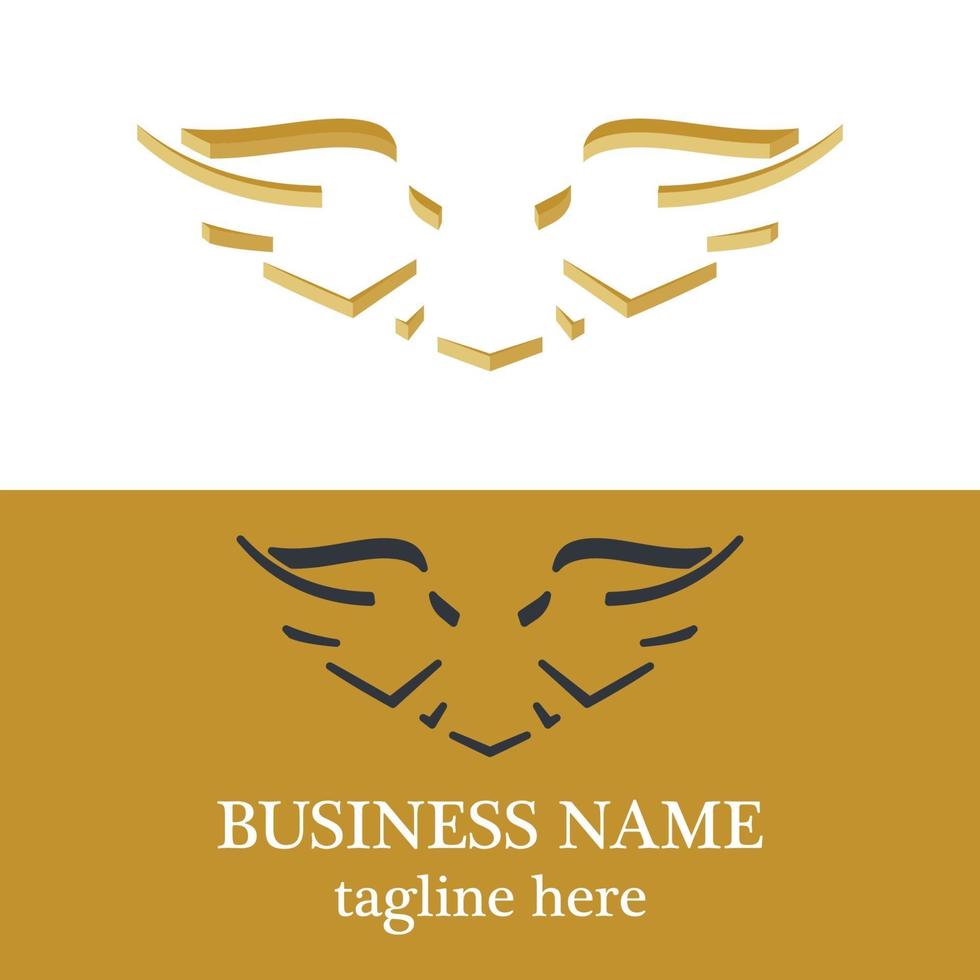 diseño de icono de vector de plantilla de logotipo de águila