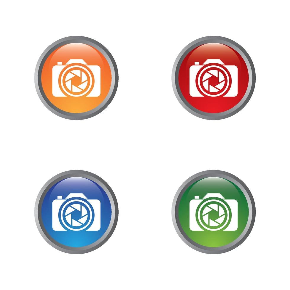 Camera icon design vector