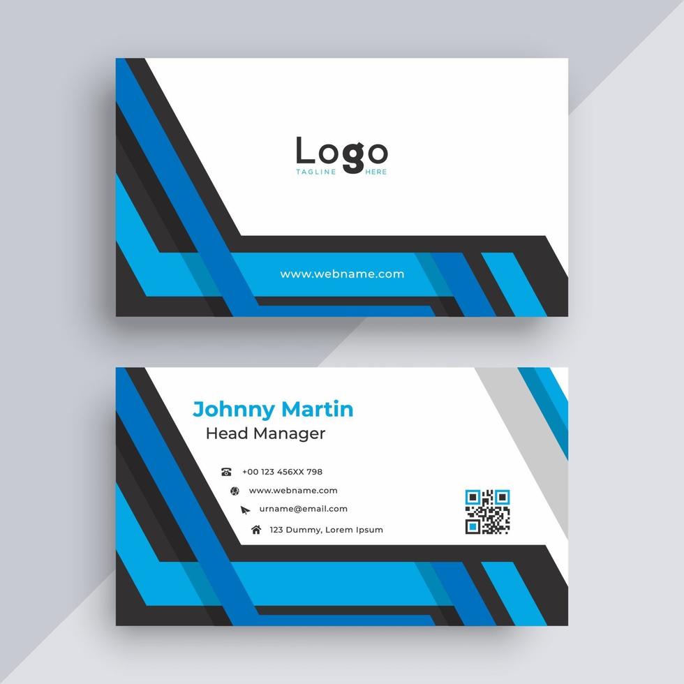 Creative business card template vector