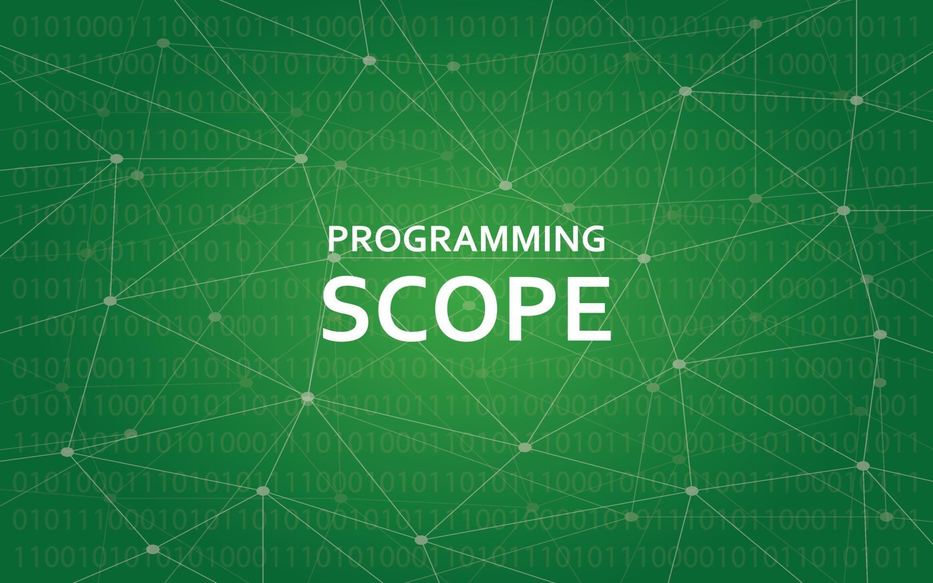 Programming scope concept illustration 3415737 Vector Art at Vecteezy