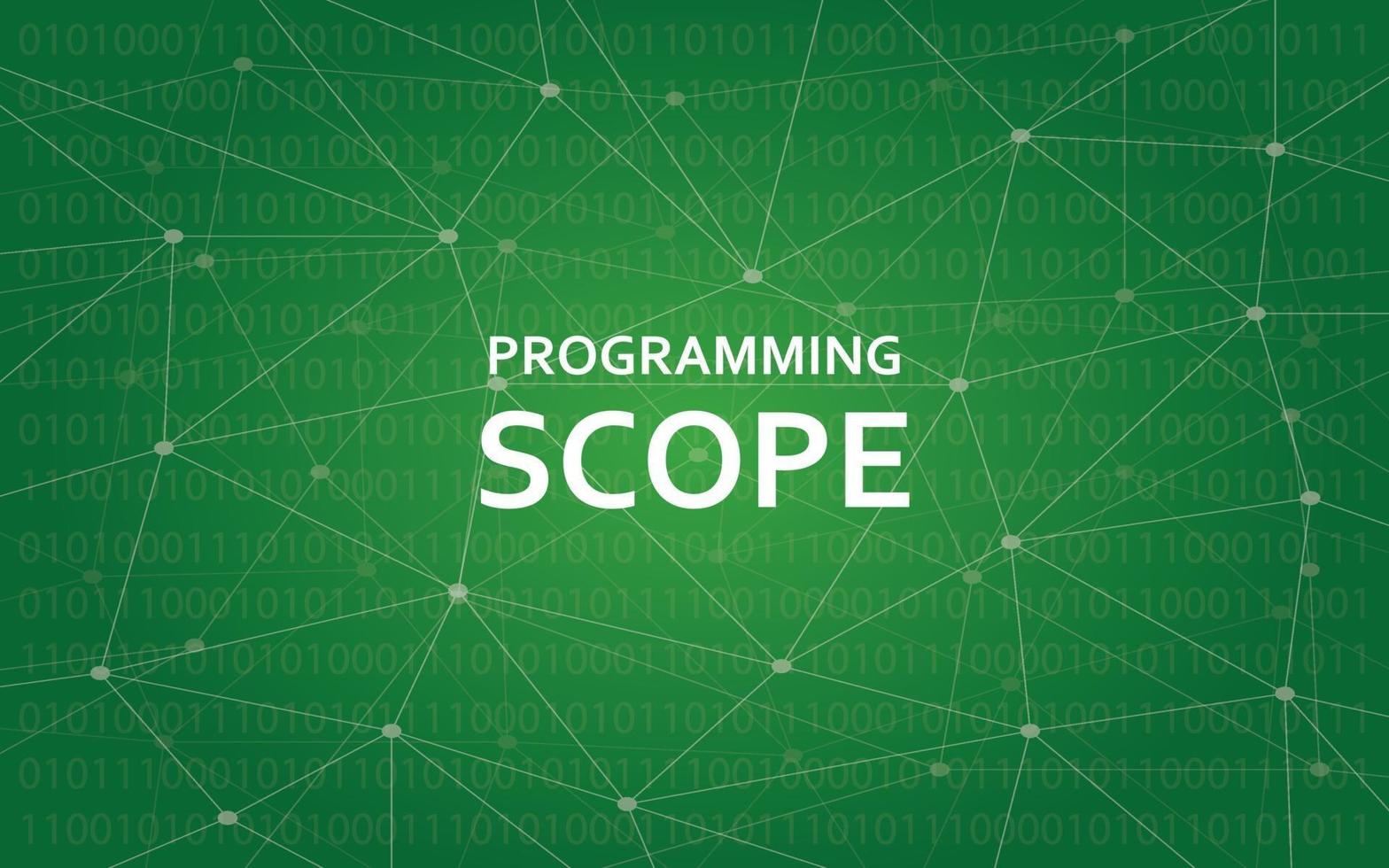 Programming scope concept illustration 3415737 Vector Art at Vecteezy