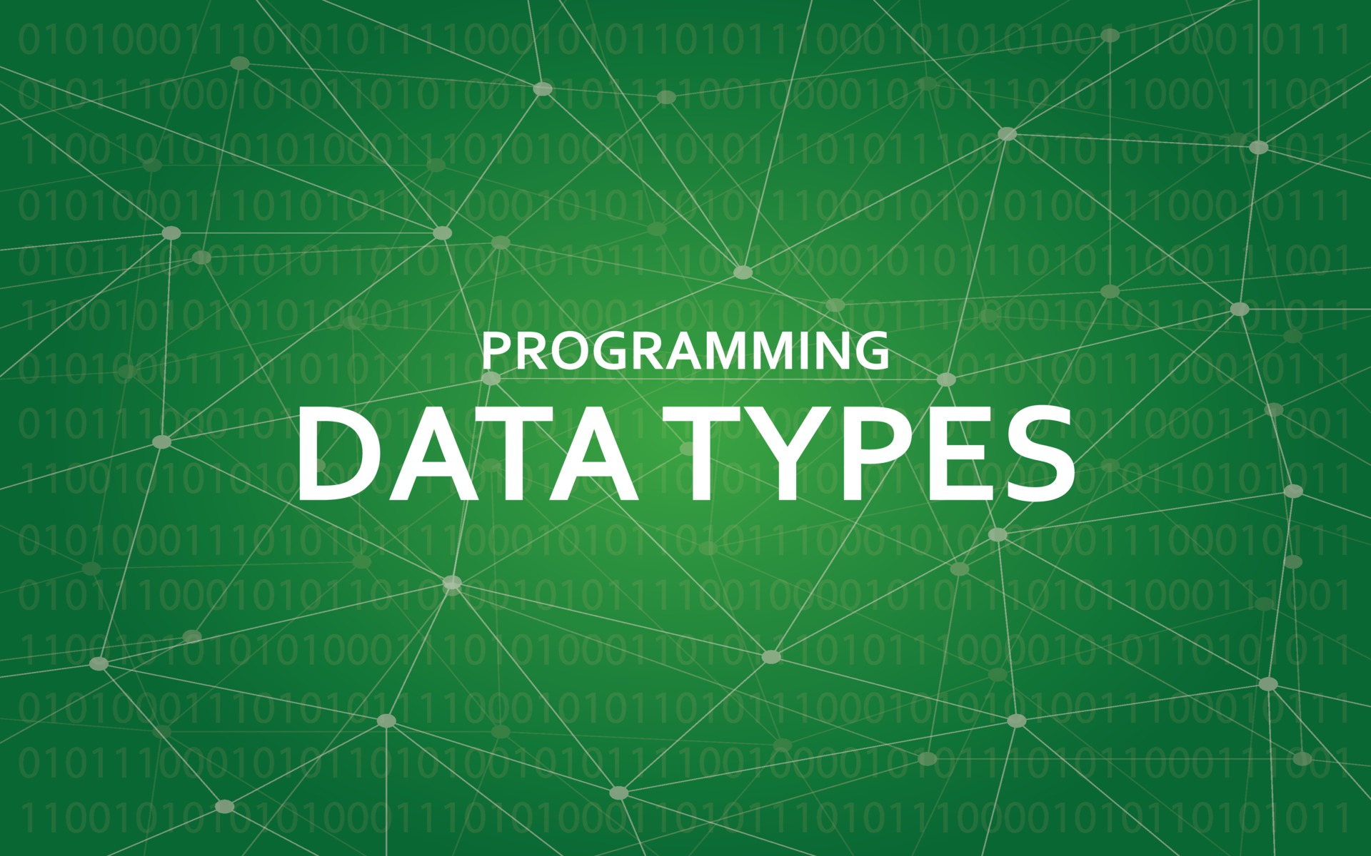 Programming data types white text illustration 3415741 Vector Art at ...