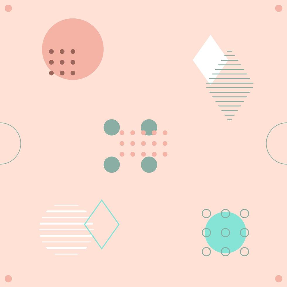 Scandinavian style seamless, geometric pattern, vector illustration.