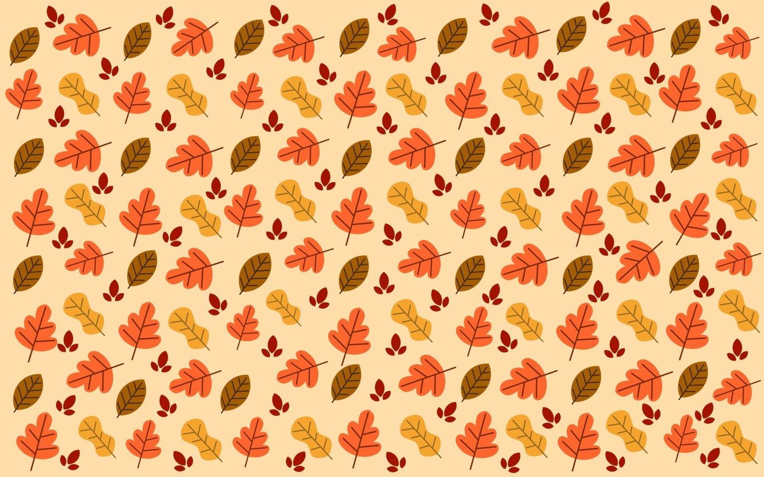 Fondo de patrón de hoja de otoño para cubiertas. vector