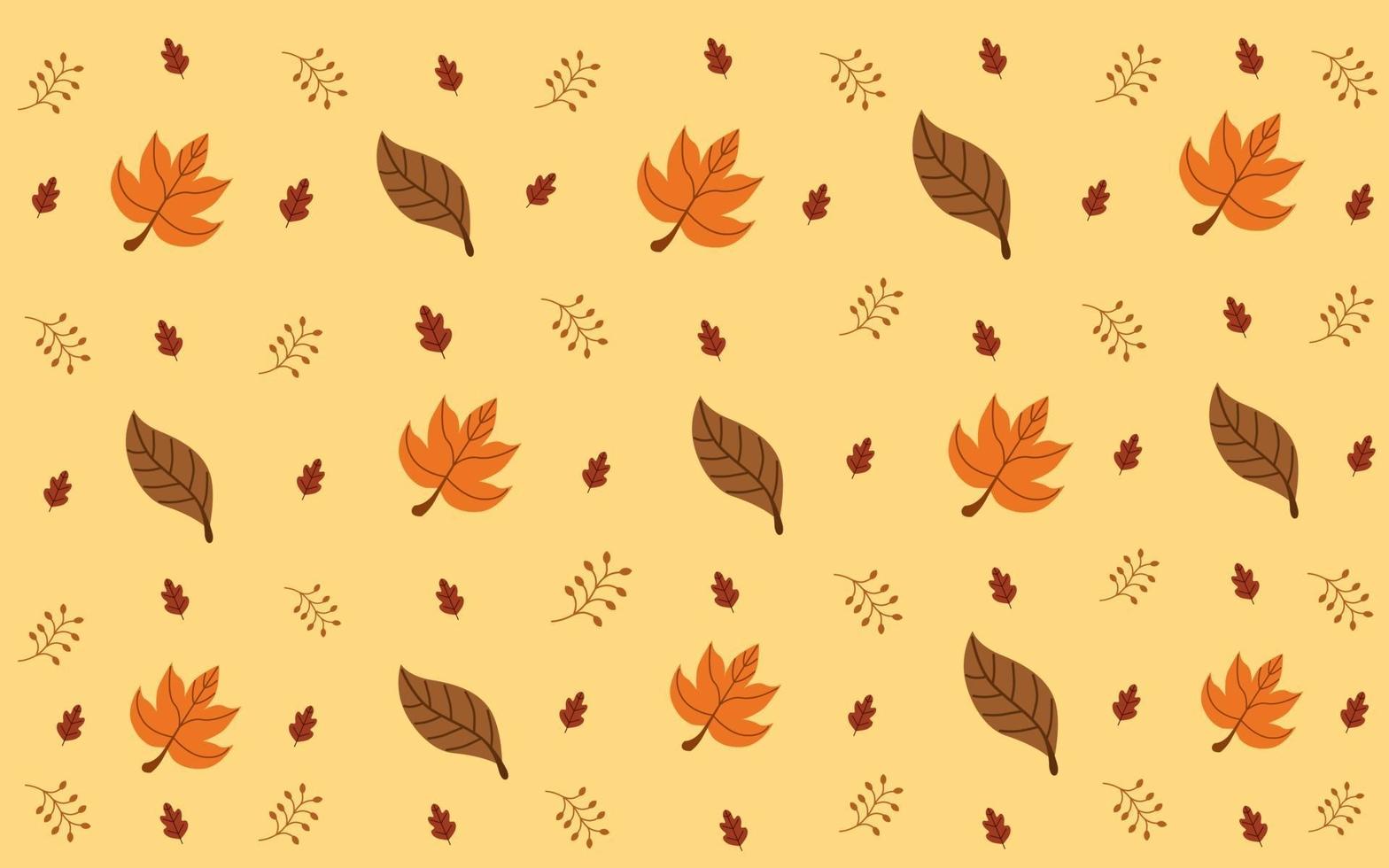 autumn leaf pattern background for covers. vector