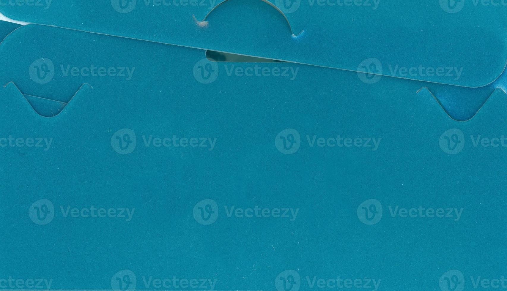 Blue green plastic box photo