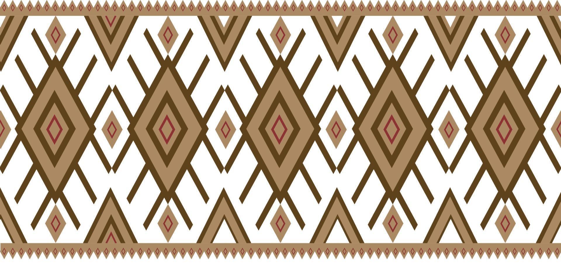 Geometric Ethnic pattern design for background, carpet, wallpaper vector