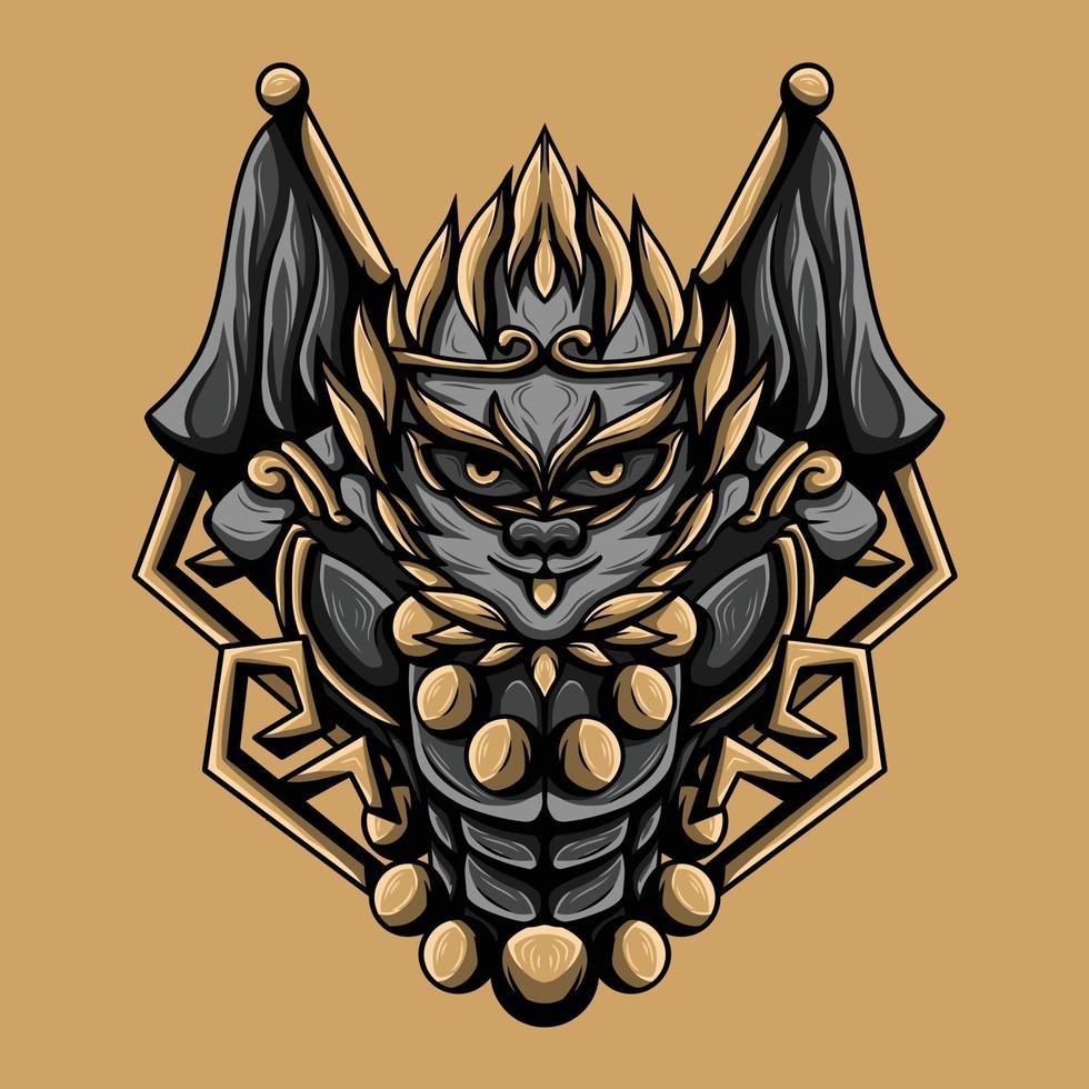 ARTWORK ILLUSTRATION OF MONKEY KING VECTOR