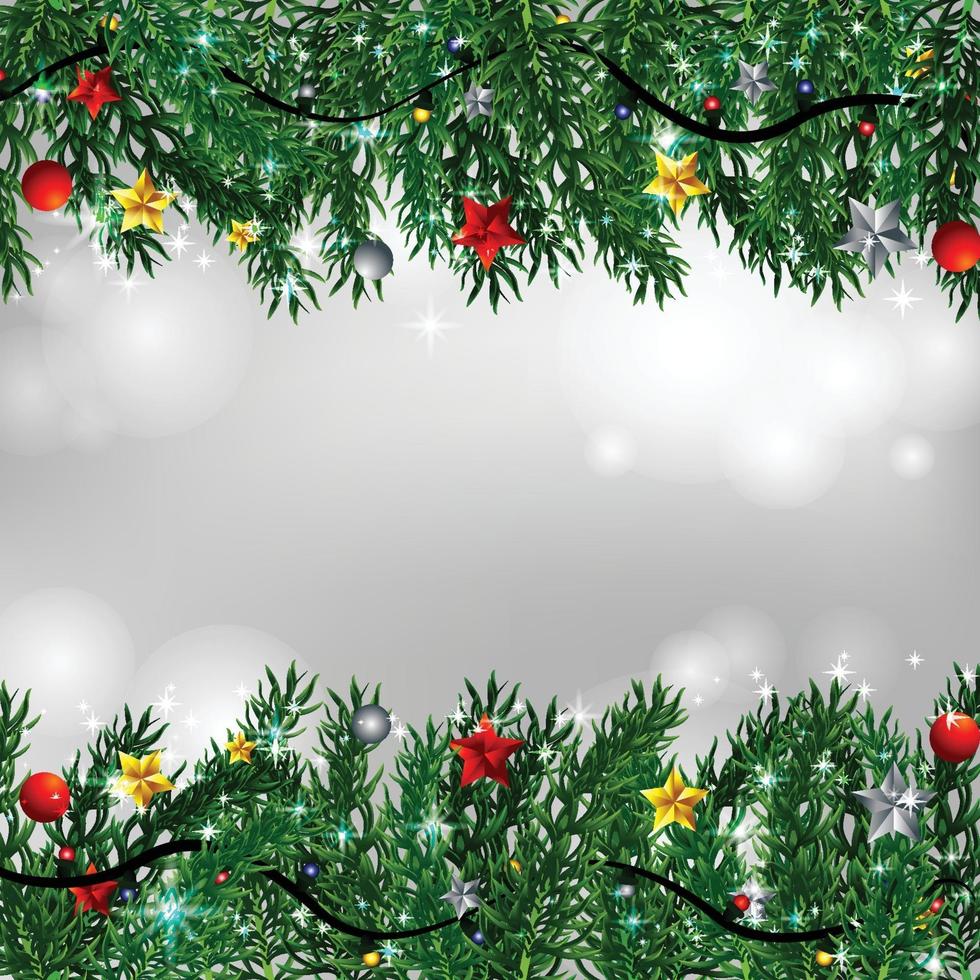 Christmas Tree Background Concept vector
