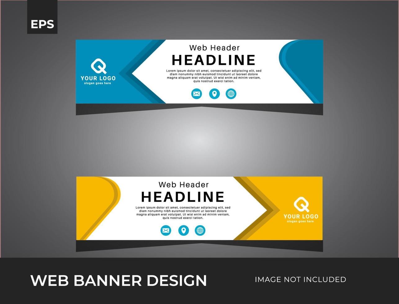 Vector Web Banners Templates design.