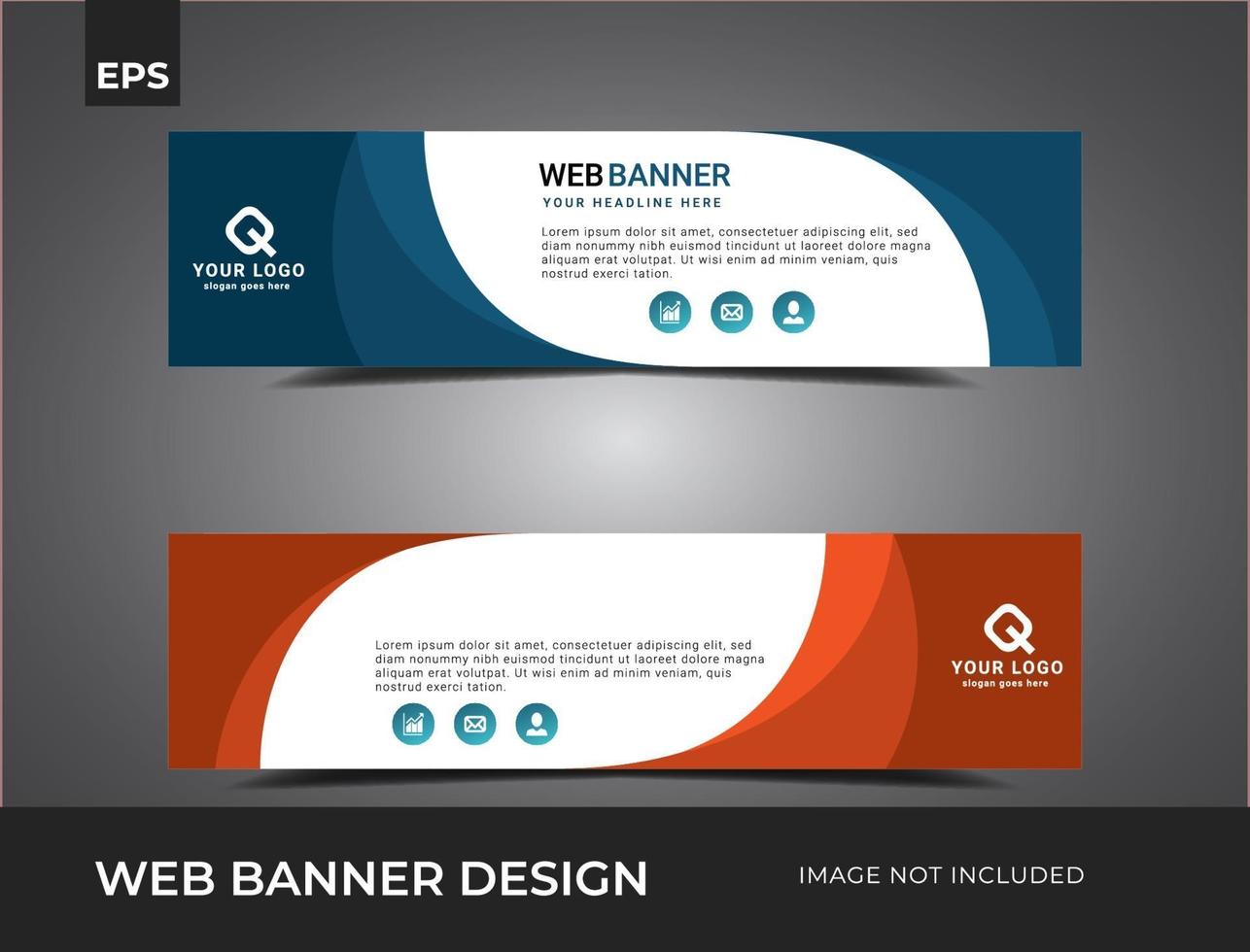 Vector Web Banners Templates design.